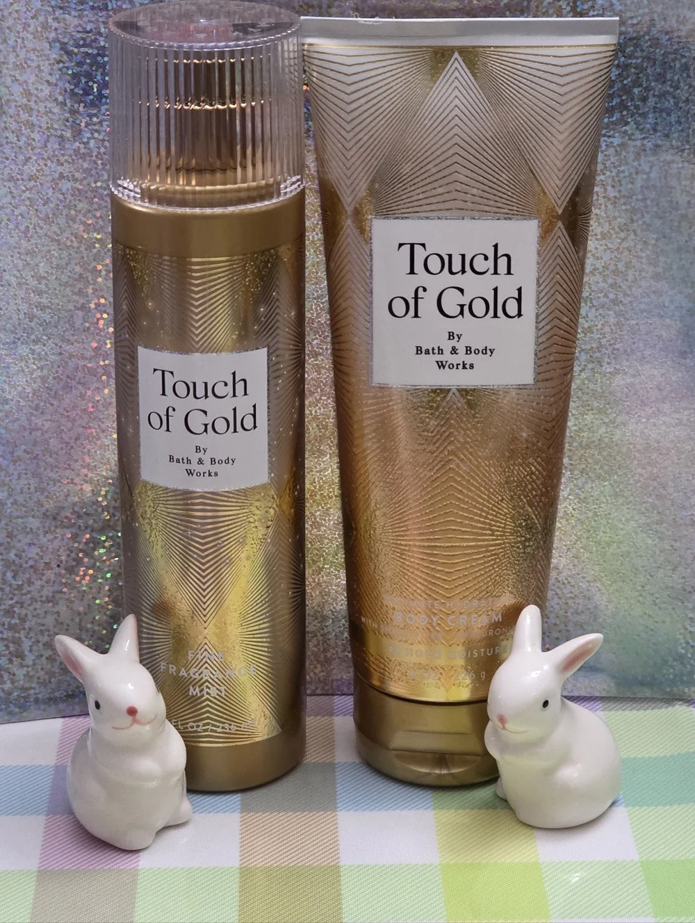Bath & Body Works Touch of Gold Body Cream & Fragrance Mist Set NEW